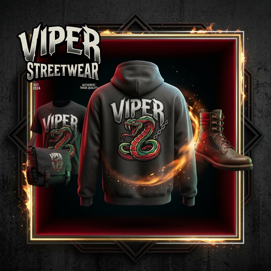 VIPER Streetwear 3D Product Showcase